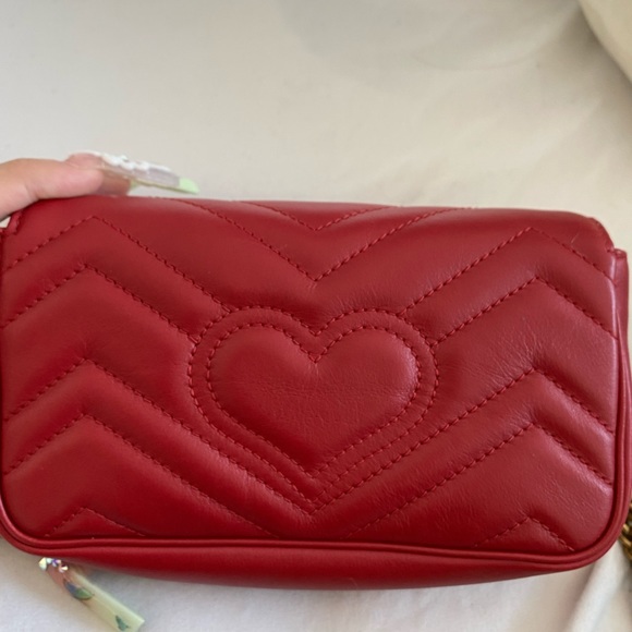 SOLD | Super mini Gucci marmont red authentic - Picture 3 of 6